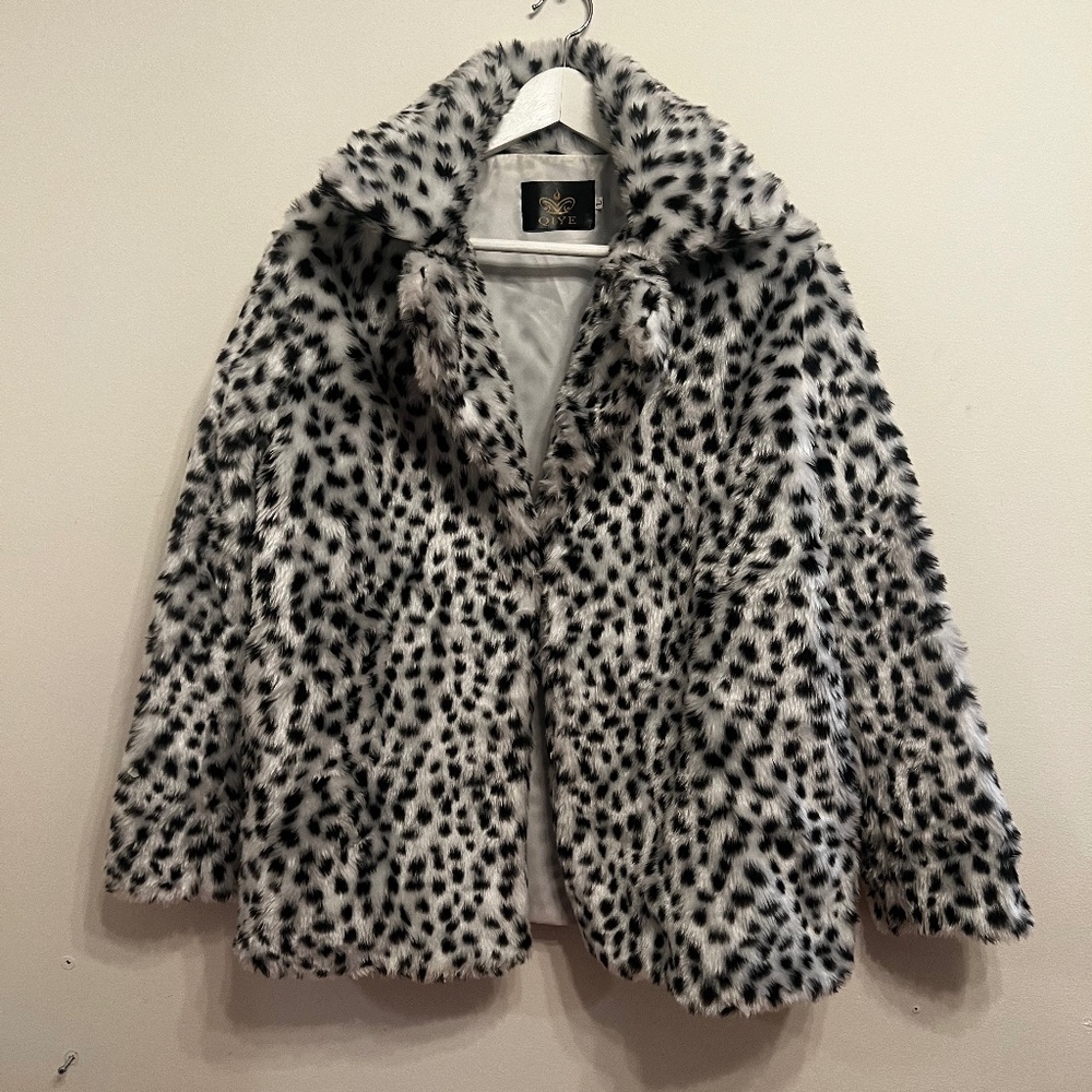 Dalmatian Fur Coat